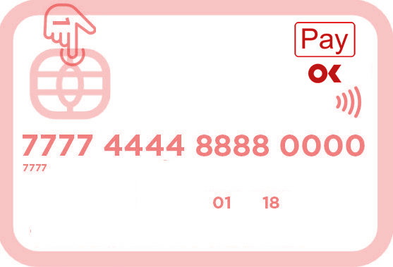 Карта с чипом EMV для безопасных платежей