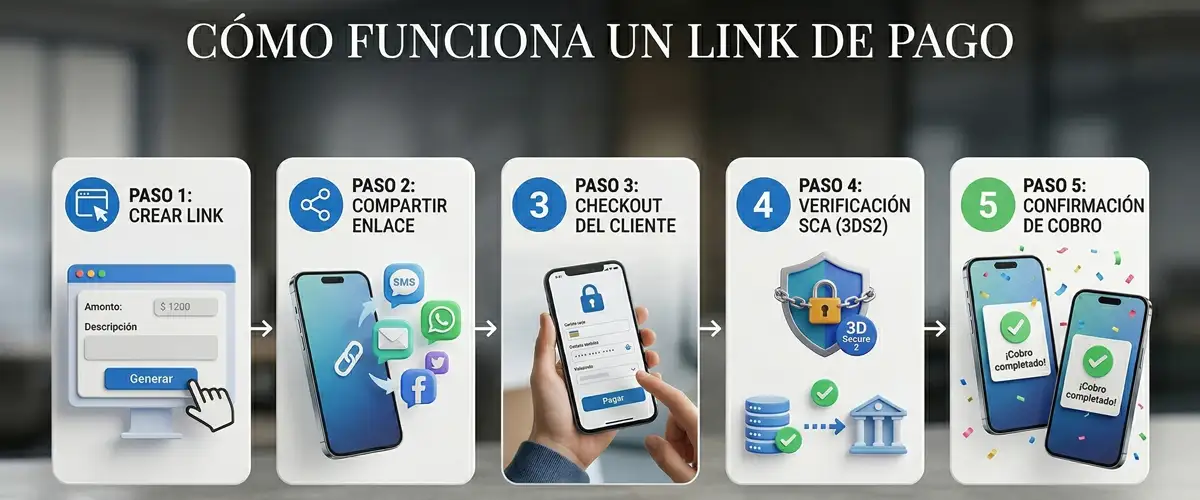 How a payment link works step by step Payment link process from creation to confirmation