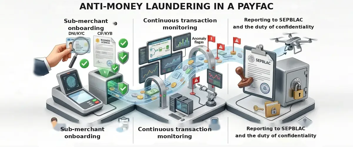 AML prevention process in a PayFac with monitoring and compliance AML prevention process in a PayFac with monitoring and compliance