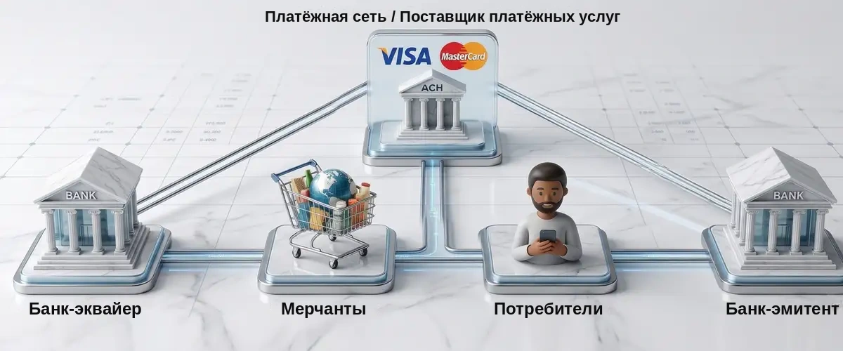 Участники карточного платежа Участники карточного платежа