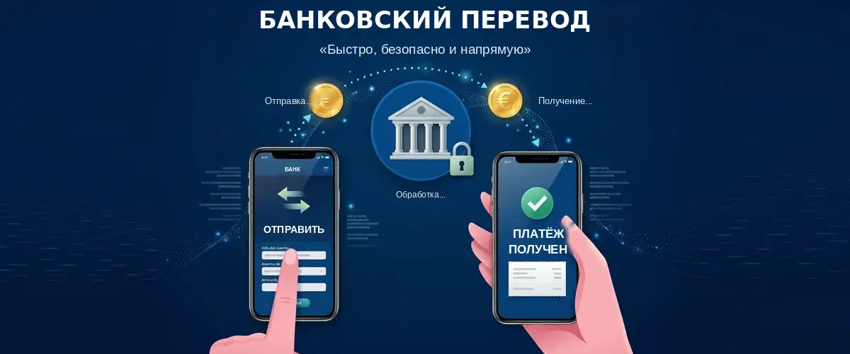 Процесс банковского перевода между счетами с отправкой и получением денег Процесс банковского перевода между счетами с отправкой и получением денег