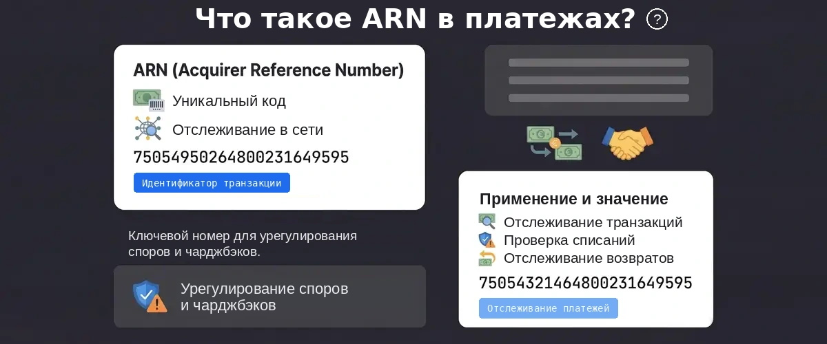 Что такое ARN (Acquirer Reference Number) Что такое ARN (Acquirer Reference Number)