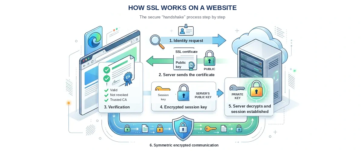 How SSL works on a website How SSL works on a website