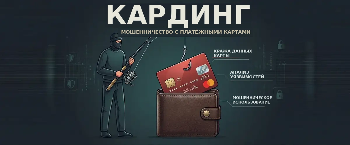 Мошенничество с банковскими картами, известное как carding Мошенничество с банковскими картами, известное как carding