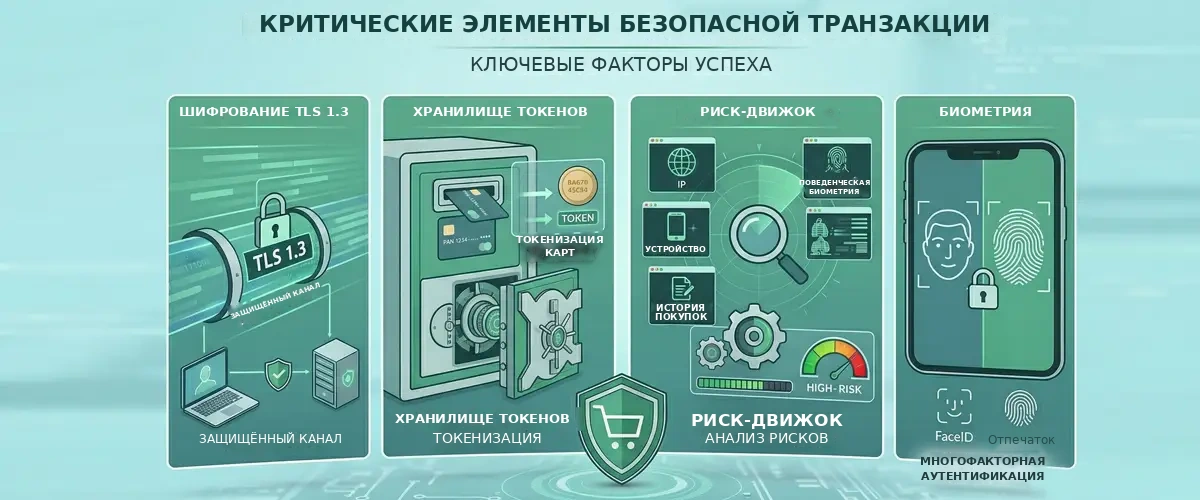 Критические элементы безопасной транзакции Критические элементы безопасной транзакции