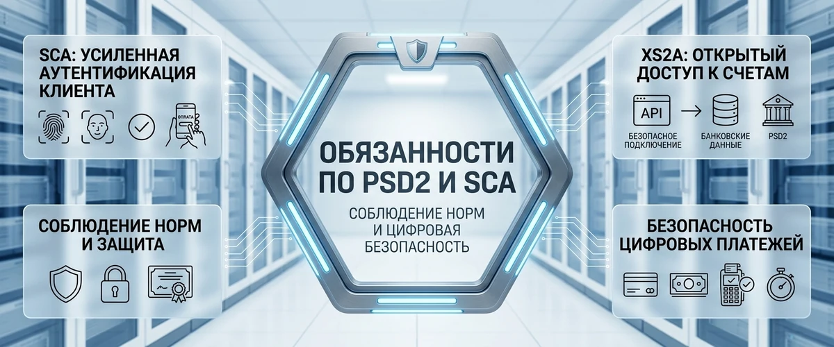 Обязательства по PSD2 и SCA Обязательства по PSD2 и SCA