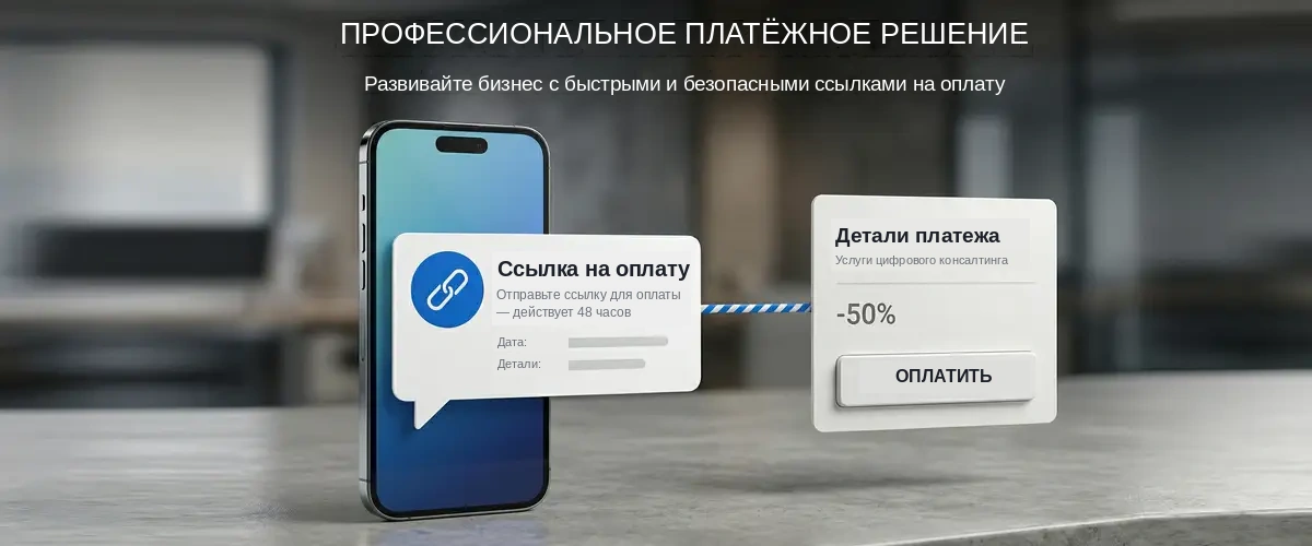 Платёжная ссылка на мобильном устройстве Платёжная ссылка на мобильном устройстве