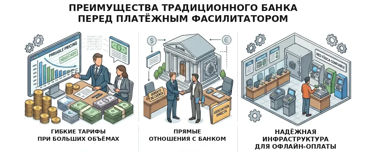 Преимущества традиционных банков Преимущества традиционных банков