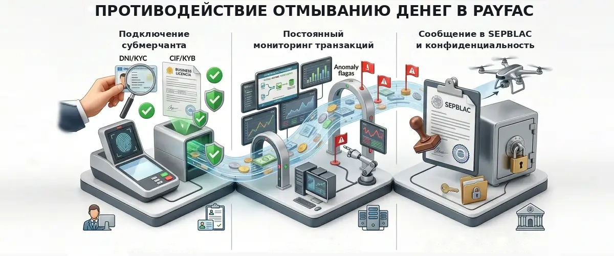 Процесс предотвращения отмывания денег в PayFac Процесс предотвращения отмывания денег в PayFac